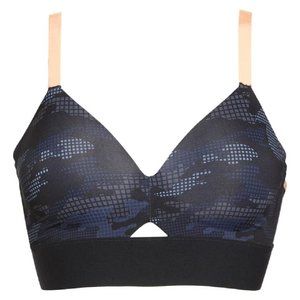 SPANX Workout To Waves Mesh Panel Sports Bra - 30027R (Geo Blue Camo)